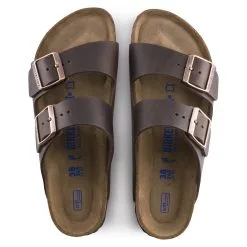 Men's Birkenstock Arizona Soft Footbed Habana Oiled Leather BIRK-452761 -OOFOS shop BIRK 452761b