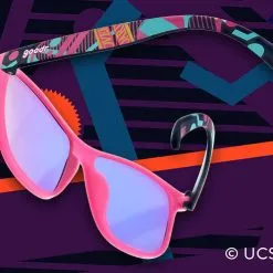 Goodr Running Sunglasses - Glides Over Most Surfaces -OOFOS shop BTTF ProductPageAssets GlidesOverMostSurfacesOnFaceImage 1000x jpg