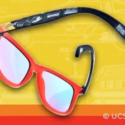 Goodr Running Sunglasses - Where We're Going, We Don't Need Roads -OOFOS shop BTTF ProductPageAssets WhereWereGoingWeDontNeedRoadsOnFaceImage 1000x jpg