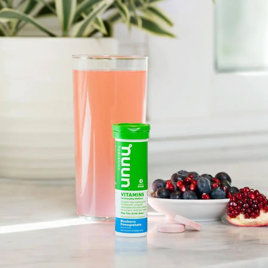 Nuun Blueberry Pomegranate Tablets NUUN-1181108 3 Nuun Blueberry Pomegranate Tablets NUUN-1181108 - Image 2