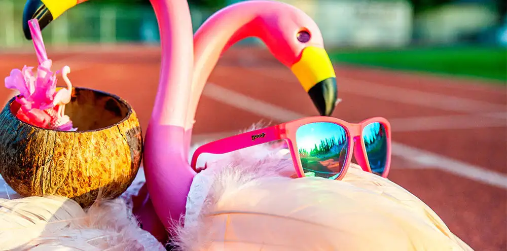 Goodr Running Sunglasses Flamingos On A Booze Cruise-OG-PK-TL1 4 Goodr Running Sunglasses Flamingos On A Booze Cruise-OG-PK-TL1 - Image 2