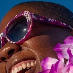 Goodr Sunglasses - [Insert Lei'd Joke] RG-FLPK-BK1-NR -OOFOS shop RG FLPK BK1 NR d