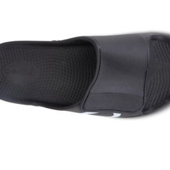 Men's Oofos OOahh Sport Flex - 1550-BLK -OOFOS shop mens oofos ooahh sport flex sandal black d